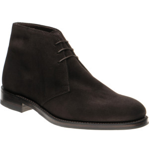 Herring Gosforth II rubber-soled hybrid-soled Chukka boots in Cigar Suede 