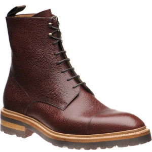 Herring Grantham Rubber rubber-soled boots in Burgundy Grain 