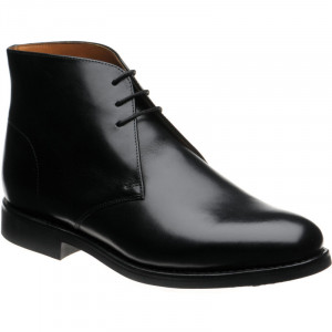 Herring Grays Rubber rubber-soled Chukka boots in Black Calf 