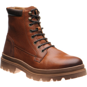 Herring Hawke rubber-soled boots in Brown Grain 