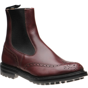Herring Henry Horween brogue boots in Burgundy Chromexcel 