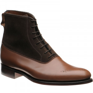 Herring Holmes II two-tone boots in Brown Calf and Brown Suede 