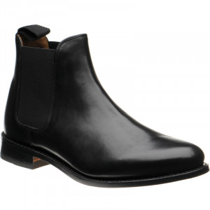 Herring Ipswich II Chelsea boots in Black Waxy Calf 