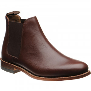 Herring Ipswich II Chelsea boots in Brown Waxy Calf 