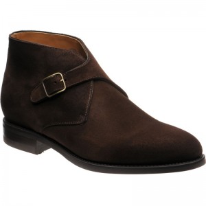 Herring Kingston rubber-soled boots in Brown Oiled Suede 