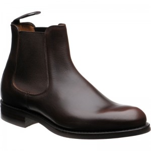 Herring Kirkby R rubber-soled Chelsea boots in Brown Waxy Calf 