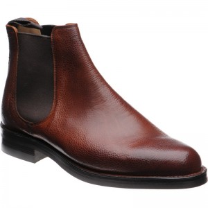 Herring Kirkdale rubber-soled rubber-soled Chelsea boots in Mahogany Grain 