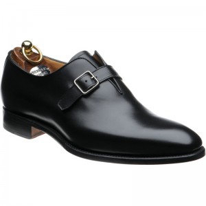 Herring Lawrence monk shoes in Black Calf 