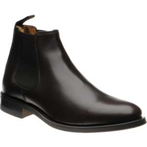 Herring Matterhorn rubber-soled Chelsea boots in Dark Brown Calf 