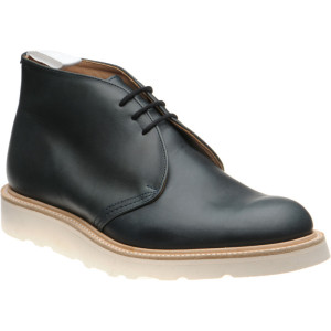 Herring Mike Horween rubber-soled Chukka boots in Navy Chromexcel 