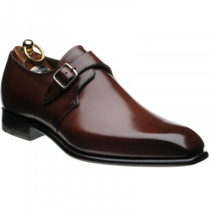 Herring Monkwell monk shoes in Dark Brown Calf 
