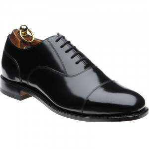 Herring Newcastle Oxfords in Black Polished Loafers Brogues