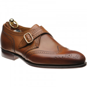 Herring Philip II monk shoes in Chestnut Calf 