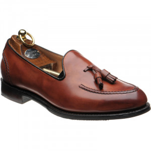 Herring Picasso R rubber-soled tasselled loafers in Dark Leaf Calf 