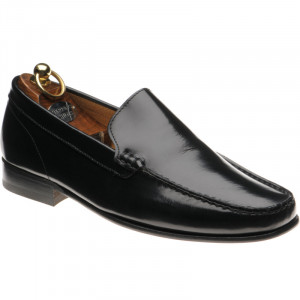 Herring Pisa II hybrid-soled loafers in Black Polished 