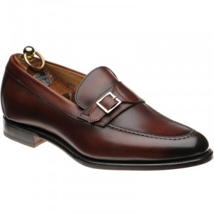 Herring Rigoletto monk shoes in Rosewood Calf 