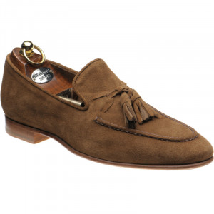 Herring Sagres hybrid-soled tasselled loafers in Brown Suede 
