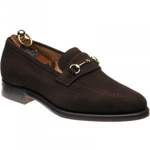 Herring Saimaa rubber-soled loafers in Dark Brown Suede 