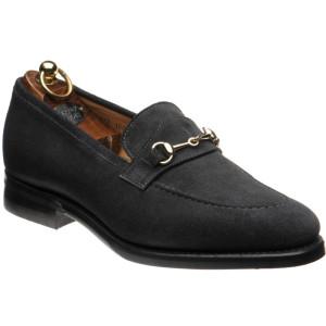 Herring Saimaa rubber-soled loafers in Dark Grey Suede 