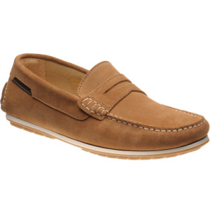 Herring Sardinia rubber-soled loafers in Cognac Suede 