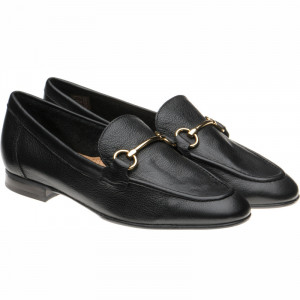 Herring Scarlette ladies rubber-soled loafers in Black 
