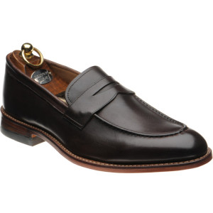 Herring Seaton loafers in Dark Brown Calf 