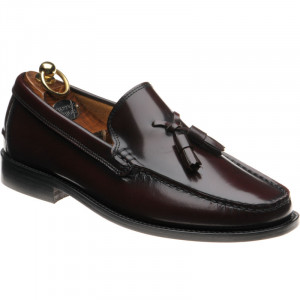 Herring Sienna II hybrid-soled tasselled loafers in Burgundy Polished 