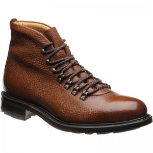 Herring Staverley rubber-soled boots in Tan Grain 