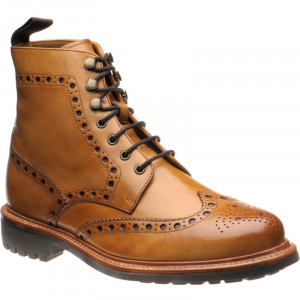 Herring Steeperton II rubber-soled boots in Tan Calf 