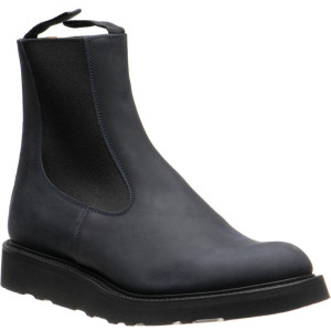 Herring Stephen rubber-soled Chelsea boots in Navy Chamois 