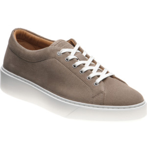 Herring Strike II Suede rubber-soled trainers in Mocha Suede 