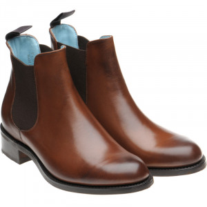Herring Tamara ladies rubber-soled Chelsea boots in Walnut Calf 