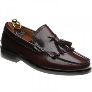 Herring Terni II hybrid-soled tasselled loafers in Burgundy Polished 