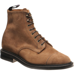 Herring Tyne rubber-soled boots in Brown Waxy Suede 