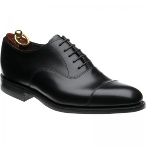 Loake Aldwych rubber-soled rubber-soled Oxfords in Black Calf Loafers Brogues