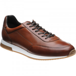 Loake Bannister rubber-soled trainers in Cedar Calf 