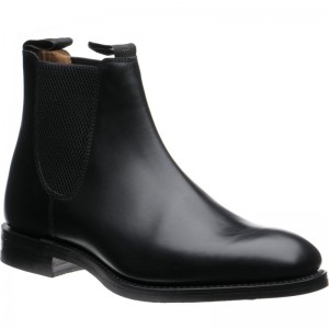 Loake Chatsworth rubber-soled rubber-soled Chelsea boots in Black Calf 