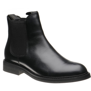 Loake Ducksworth rubber-soled Chelsea boots in Black Waxy Calf 