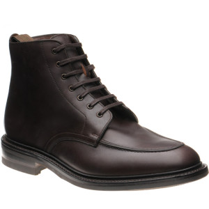 Loake Gisbourne rubber-soled boots in Dark Brown Waxy Oxfords Derbys Loafers Brogues