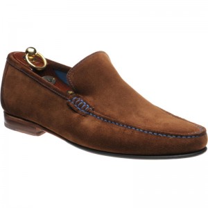 Loake Nicholson hybrid-soled loafers in Polo Suede 
