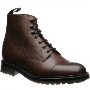 Loake Sedbergh rubber-soled boots in Dark Brown Grain Calf Oxfords Derbys Loafers Brogues