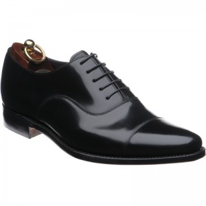 Loake Smith Oxfords in Black Polished Loafers Brogues