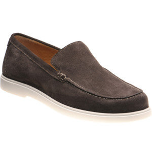 Loake Tuscany rubber-soled loafers in Anthracite Grey Suede 