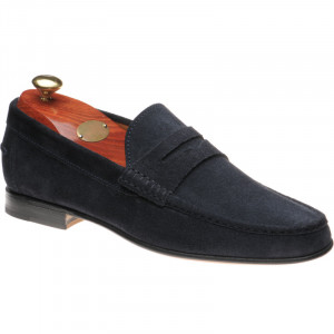 Moreschi Calvi loafers in Blue Suede 