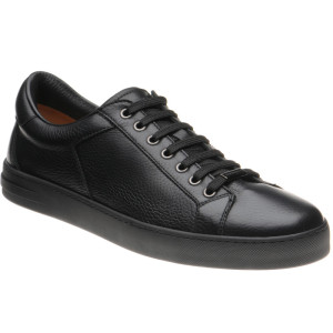 Moreschi Cervo rubber-soled trainers in Black Calf 