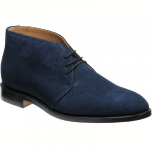 NPS Russell Chukka boots in Navy Suede 
