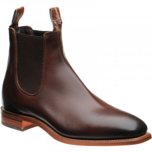 RM Williams Chinchilla boots in Bordeaux Burnished Calf 