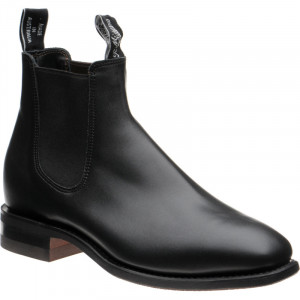 RM Williams Comfort Craftsman rubber-soled Chelsea boots in Black Calf 