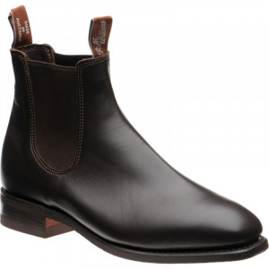 RM Williams Comfort Craftsman rubber-soled Chelsea boots in Chestnut Calf 