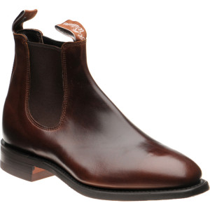RM Williams Comfort Craftsman rubber-soled Chelsea boots in Mid Brown Calf 